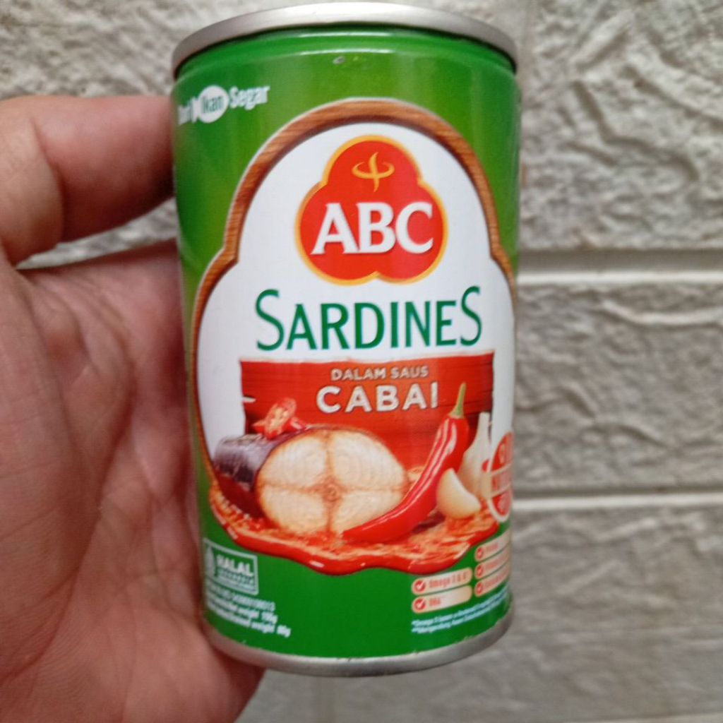 

Sarden ABC dalam saus cabai 155 g, BELI 3 GRATIS 1 PROMO