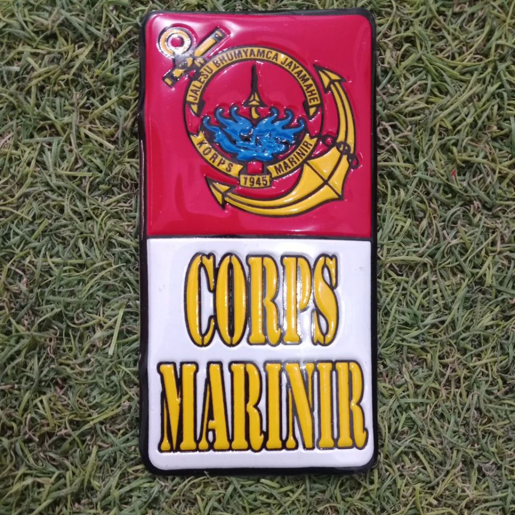 

stiker embos keluarga besar MARINIR/stiker unik