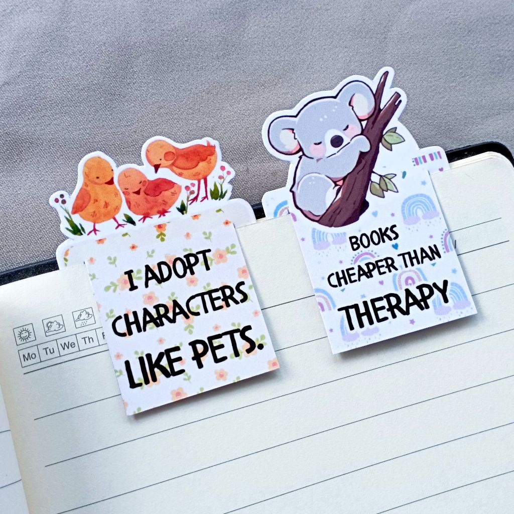 

Custom Clip-On Bookmark Lucu - Custom Foto dan Quotes