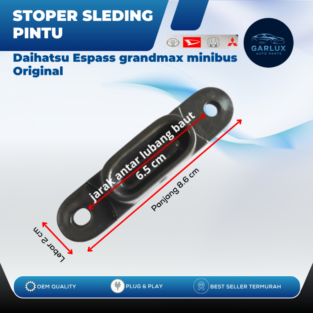 Stoper Sliding Pintu Daihatsu Espass & Gran Max Minibus – Original OEM
