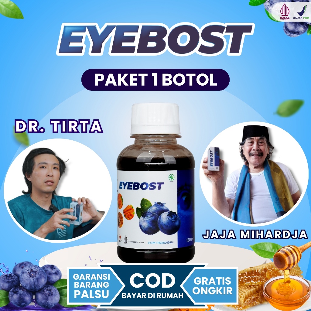 Apotik_Nugroho Eyebost Suplemen Mata Obat Sakit Mata Herbal Madu Mata Vitamin Mata Minus Vitamin