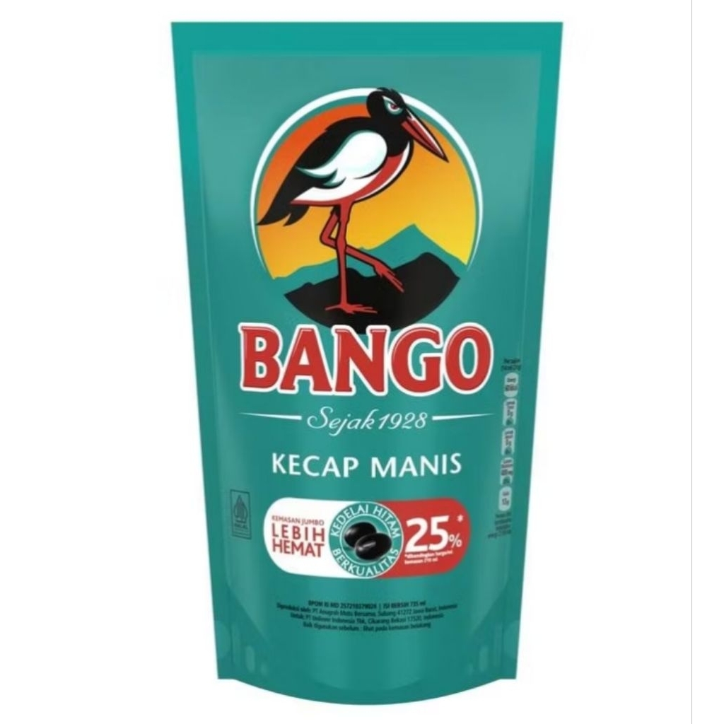 

Kecap Bango Manis 950g (Kemasan Baru ) Exp. April 2026