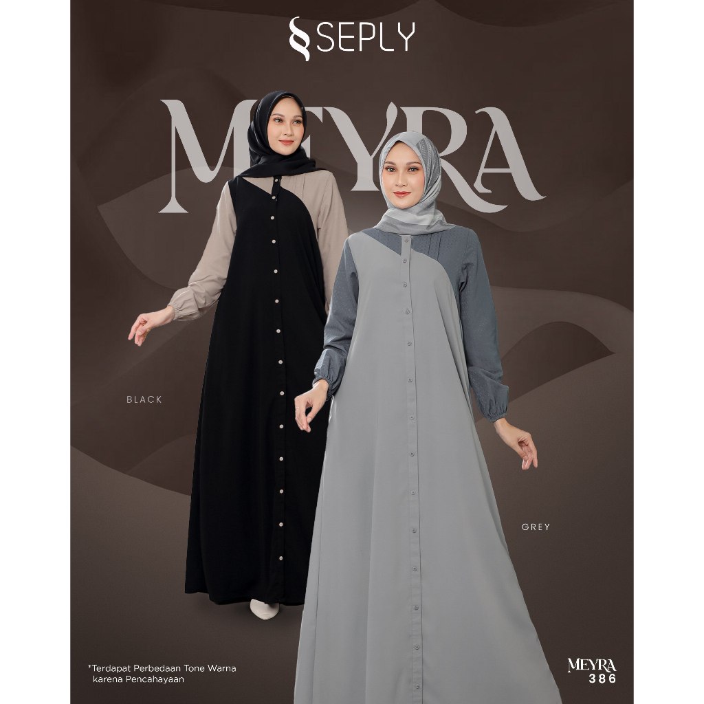 SEPLY MEYRA 386 GAMIS WANITA TERBARU BEST SELLER TERLARIS 2025