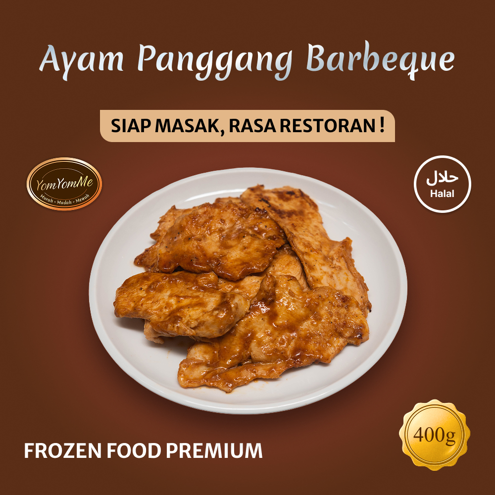 

YomYomMe Ayam Panggang Barbeque Frozen Food - 400g