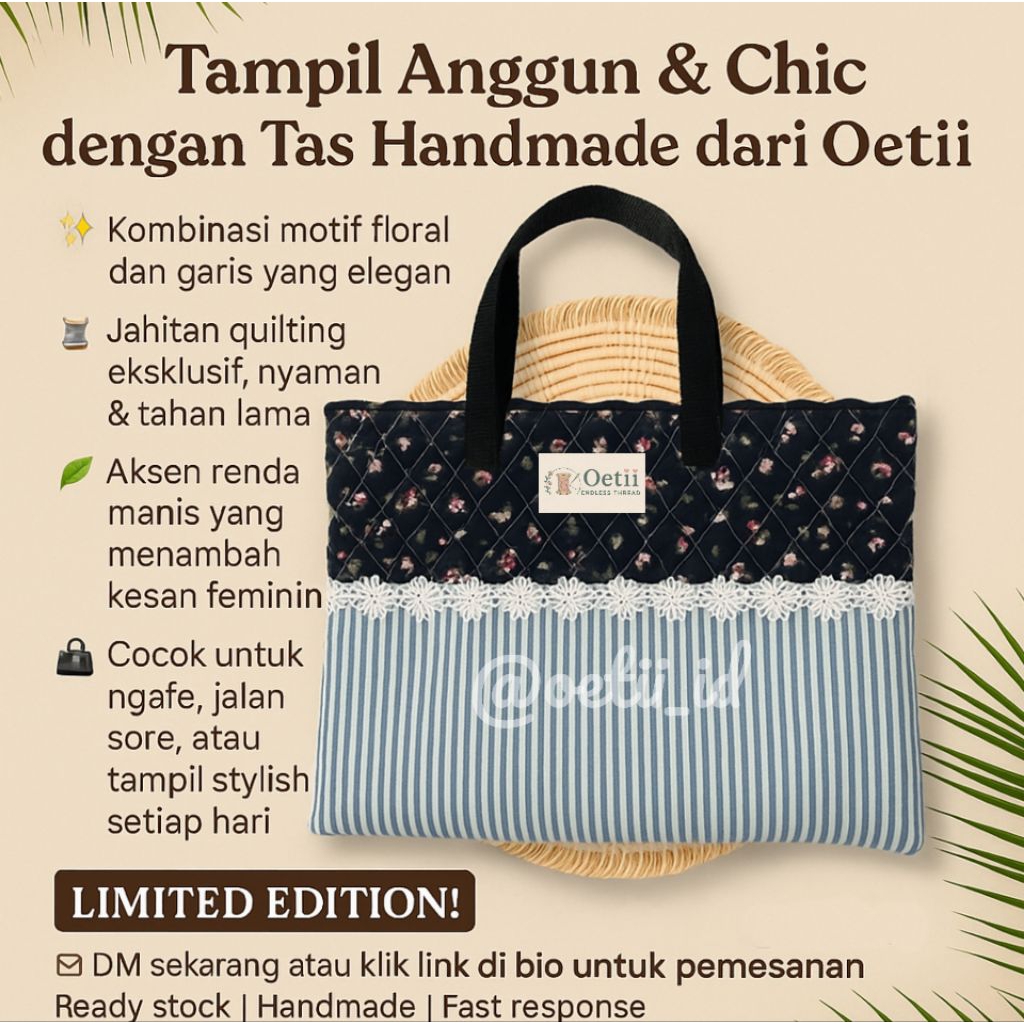 

[TERMURAH] TAS LAPTOP SHABBY HANDMADE