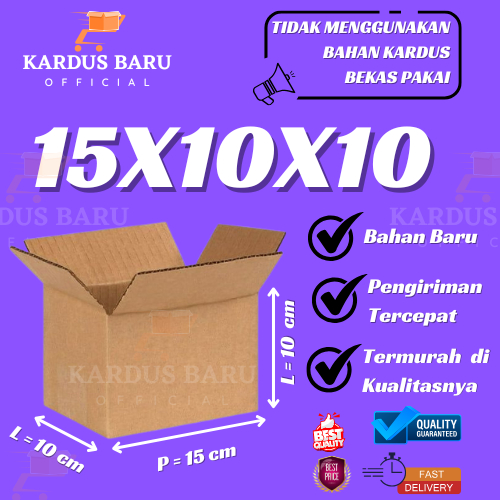 

KARDUS 15X10X10 POLOS, BARU, TEBAL | Kardus Kecil | Packing Aksesoris | Box Corrugated B Flute Tebal dan Kuat | Kardus Packing Online