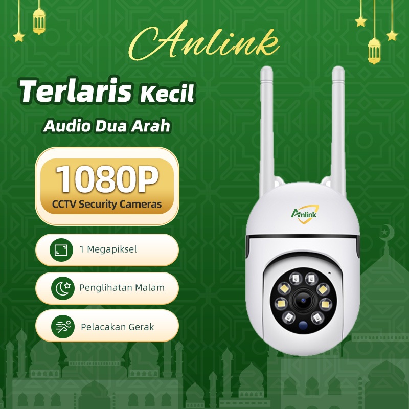 Anlink Kamera CCTV WiFi 1080P Murah | Tahan Hujan | Audio 2 Arah | Pantau Rumah/Toko Lewat HP