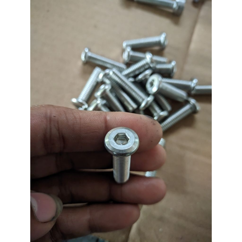 baut piringan cakram slim mentah belum bubut