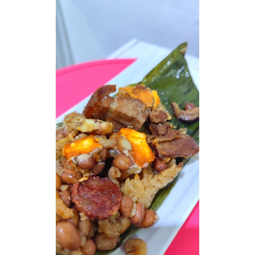 

Bacang / bakcang samcen tanpa telur / bakcang kalimantan