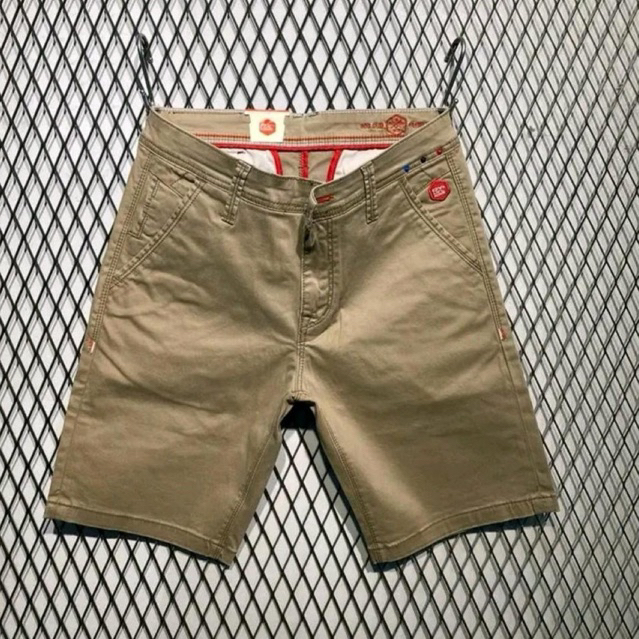 [ DV LEVEL NINE] CELANA Level Nine pendek KATUN  ORIGINAL/ Shorts Pria Cowok  Chino Nyaman