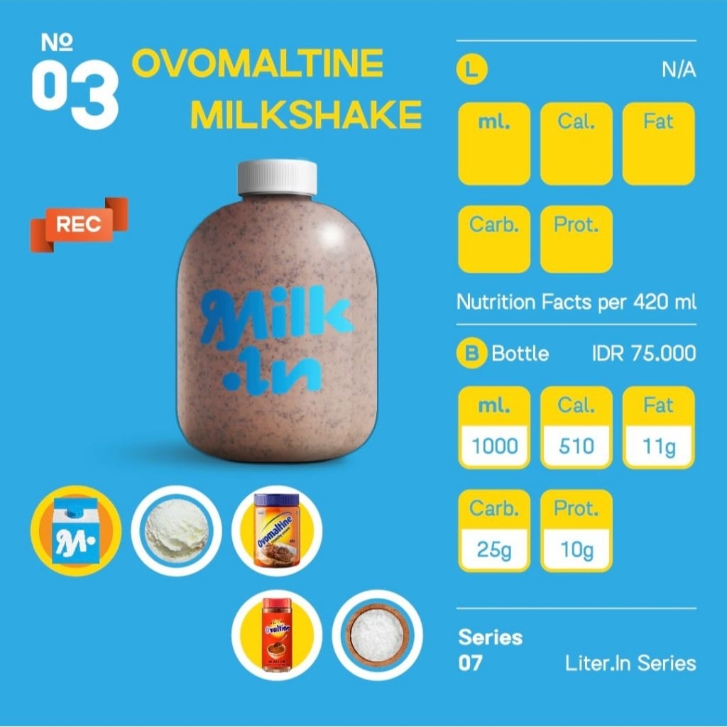 

Ovomaltine Milkshake 1L