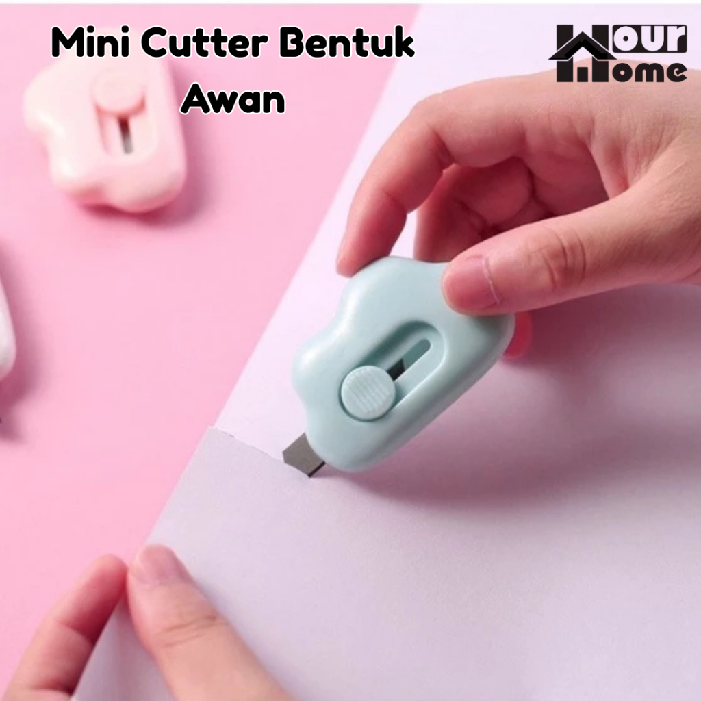

Mini Cutter Bentuk Awan Pisau Kecil Pemotong Mini Portable