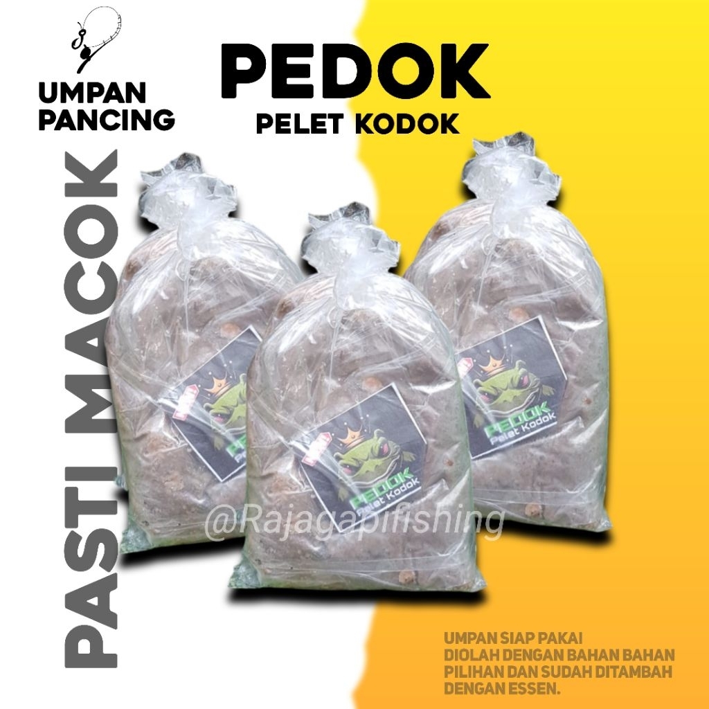 Umpan Pancing Siap Pakai Pedok | Umpan Olahan Untuk Mancing Galatama Lele