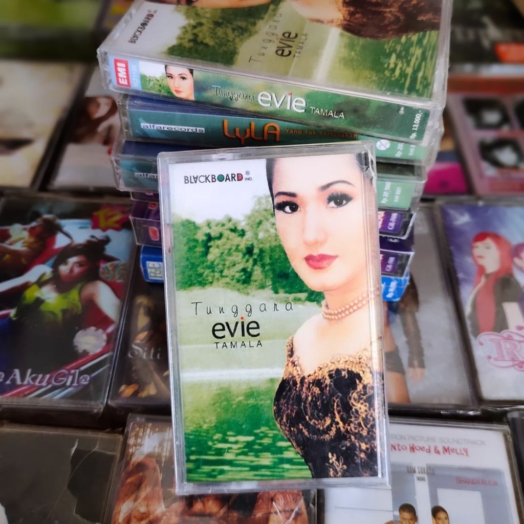 Kaset Pita Musik EVIE TAMALA Album TUNGGARA. Segel Baru