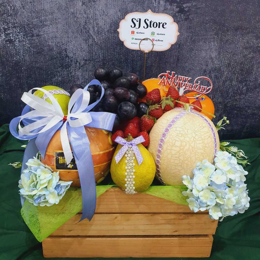 

Parcel Buah Segar Hadiah Lebaran Imlek Ulang Tahun Natal Pernikahan 03