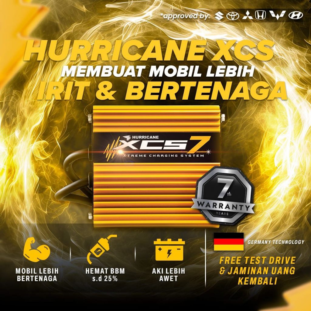 HURRICANE XCS 7 Penghemat BBM