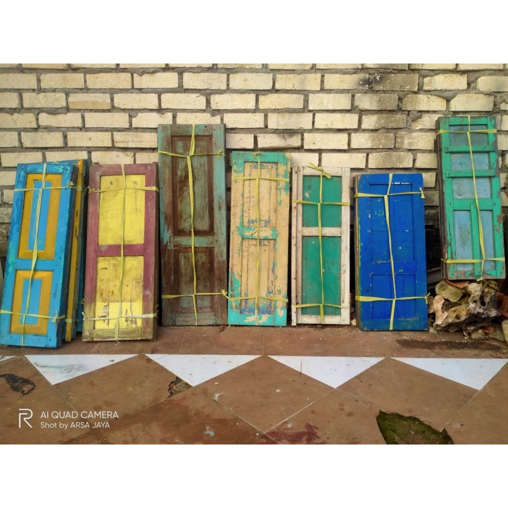 jendela kuno vintage, jendela lawas kayu jati tua, jendela bekas berkualitas, jendela antik