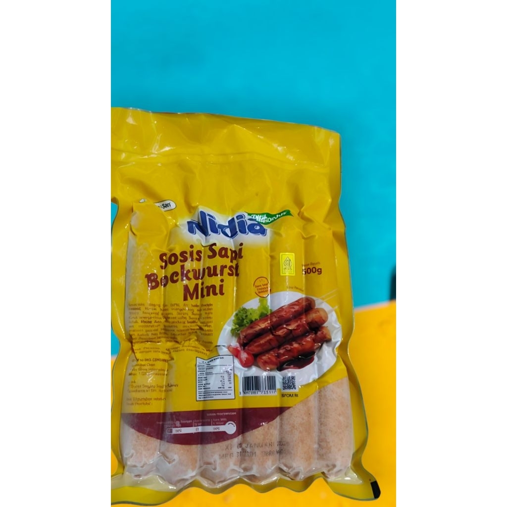 

Nidia Sosis Sapi Bockwurst mini 500g