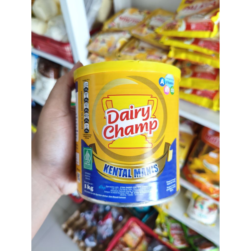

Dairy Champ 1kg Susu kental Manis