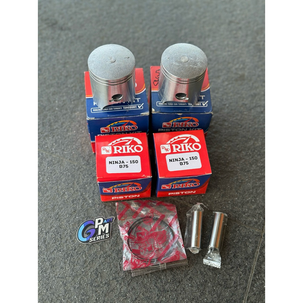 Piston seher standart std B 75 B75 Ninja R SS RR M pin 15 Riko Original 2006-2015