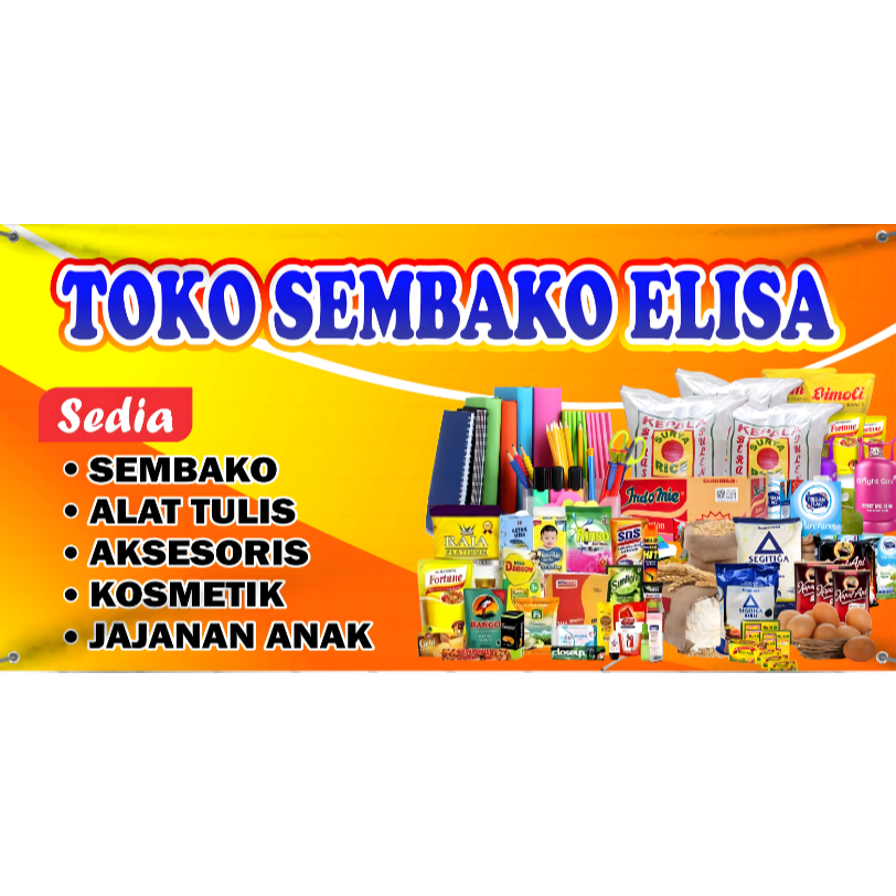 Banner Khusus Toko/ Usaha