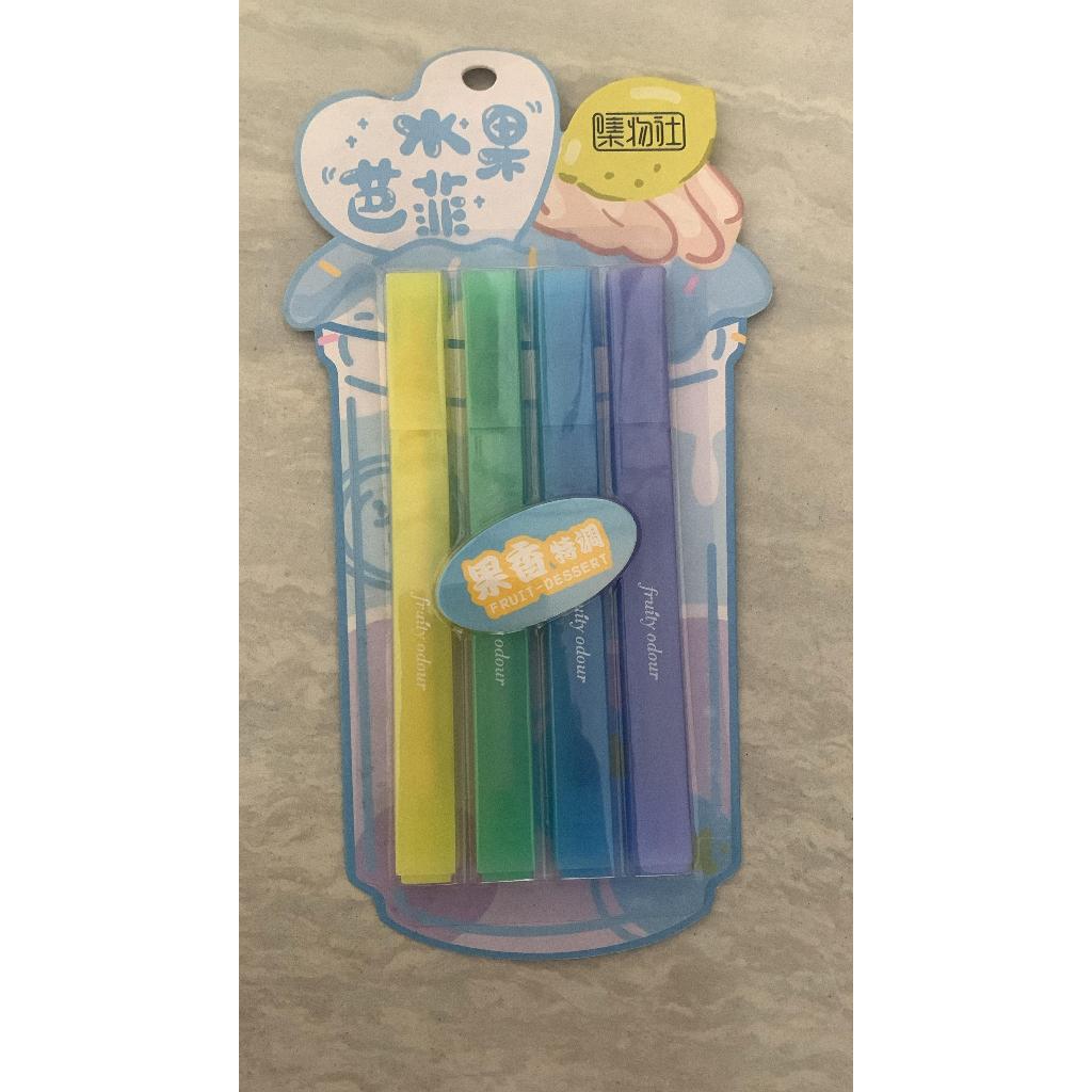 

Fruit Scented Stabilo Pastel Highlighter Aesthetic Journal Marker Pen / Alat Tulis Pena Spidol School Study Stuff Stationery