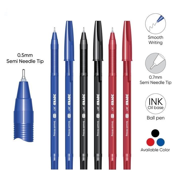 

PULPEN JOYKO JK7 HARGA 1 PACK ISI 12 PCS