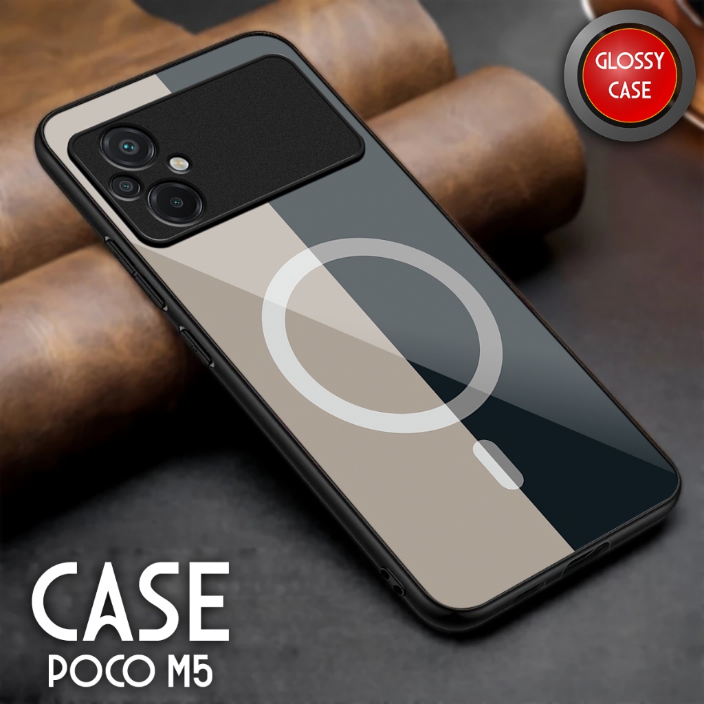 Softcase Poco M5 - Casing Hp Poco M5 - Case Kaca Glossy - Kesing Hp Poco M5 - Softcase Sublime Akses