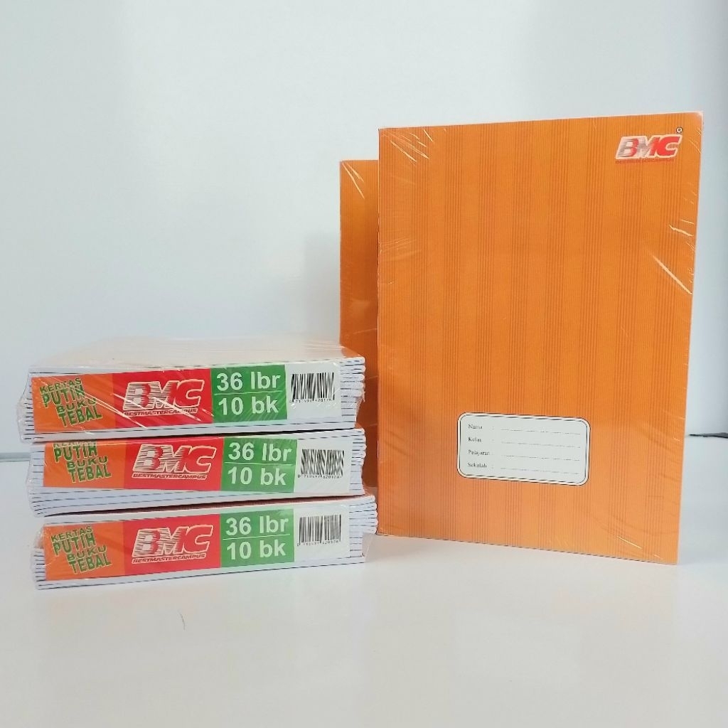 

Buku Tulis Campus BMC 36 Lembar Kraft ( Pak 10 Buku ) RB9