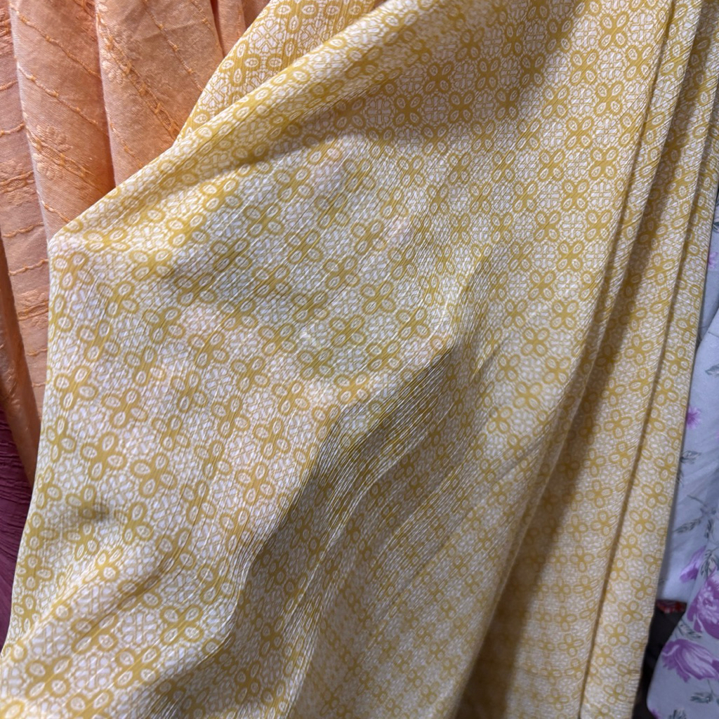 kain Ceruty Yoryu motif etnik ( ADH ) Kain Ceruty Yoryu Premium - kain motif bunga - kain gamis - ka