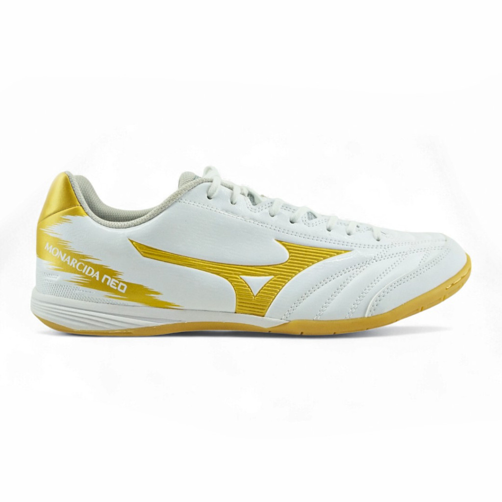 MIZUNO Sepatu Futsal Monarcida Neo Sala Pro IN White Gold