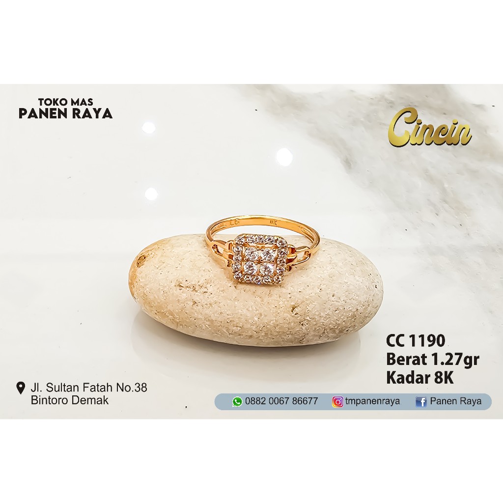 Cincin Emas Model Variasi Mata
