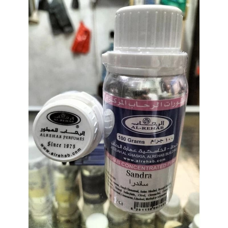 Bibit Parfum Sandra 100ml | Parfum Al Rehab | Al Rehab Perfumes | Bibit Minyak Wangi Original