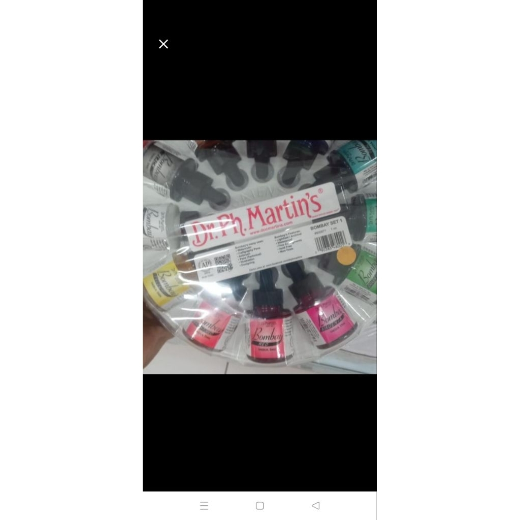 

Dr Ph Martin Bombay Ink set 12 color 15ml
