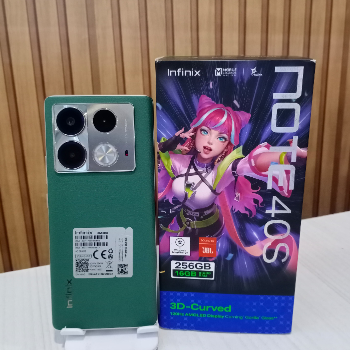 Infinix Note 40S 5G 8/256GB Resmi Second berkualitas