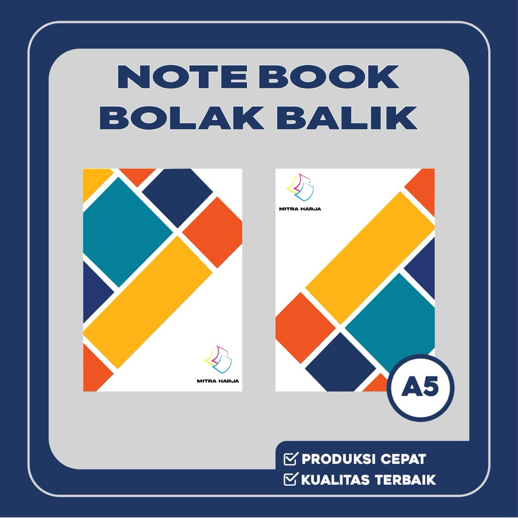 

Note book 2 muka bolak balik