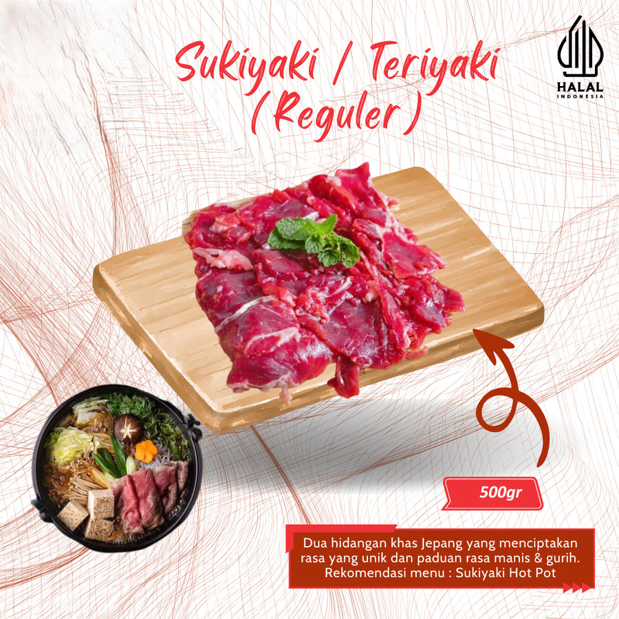 

TERIYAKI BEEF SLICE 500GR