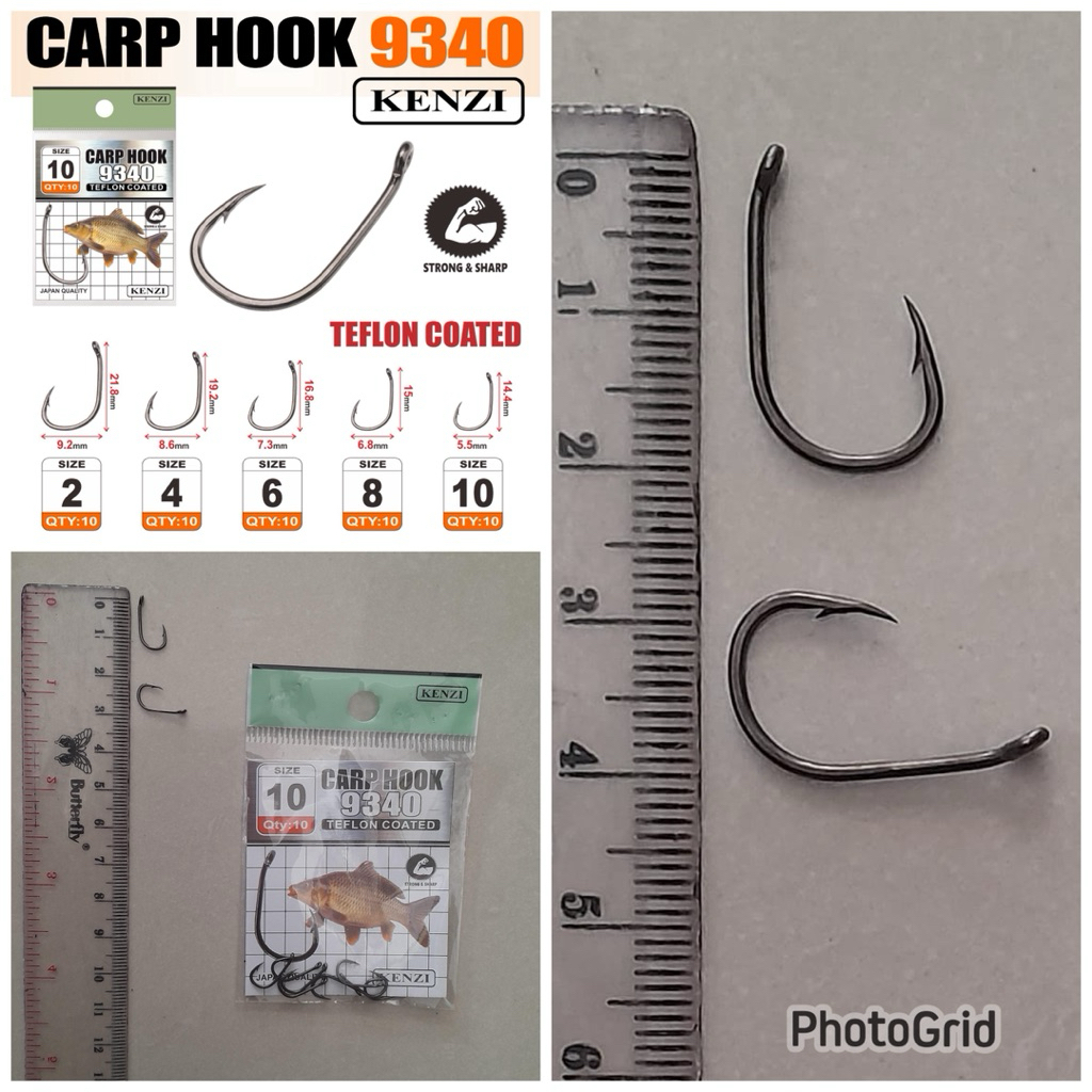 Kail Kecil Tajam Series Kenzi Carp Hook 9340