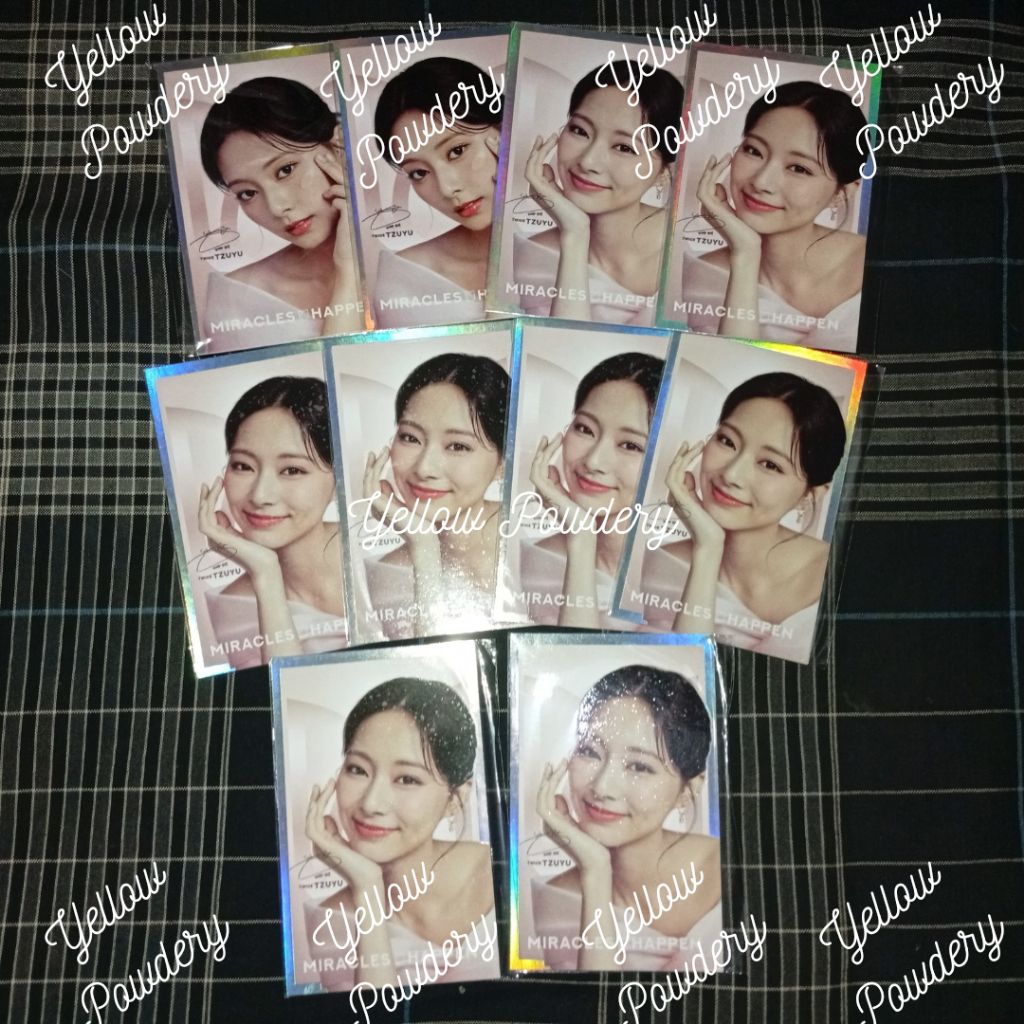 PHOTOCARD TZUYU X PONDS OFFICIAL COLLAB HOLOGRAM HOLOGRAPHIC TWICE ONCE MURAH PC DISKON POCA CLEARAN