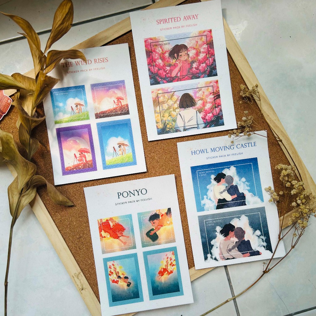 

Ghibli Sticker Stamp set
