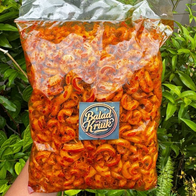 

Makaroni Cikruh Pedas daun Jeruk / Makaroni Pedas 500 gram / Macaroni Pedas / makaroni cikruh pedas daun jeruk / makaroni pedas daun jeruk 500gram