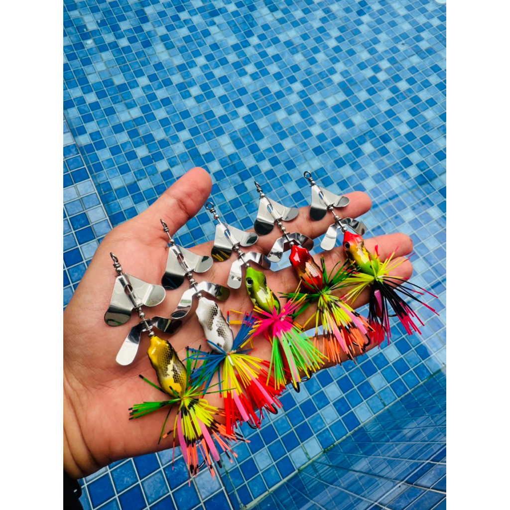 PROMO SLATER SUPER MINI DOUBLE PROPELLER 9 GRAM || UMPAN CASTING GABUS TOMAN