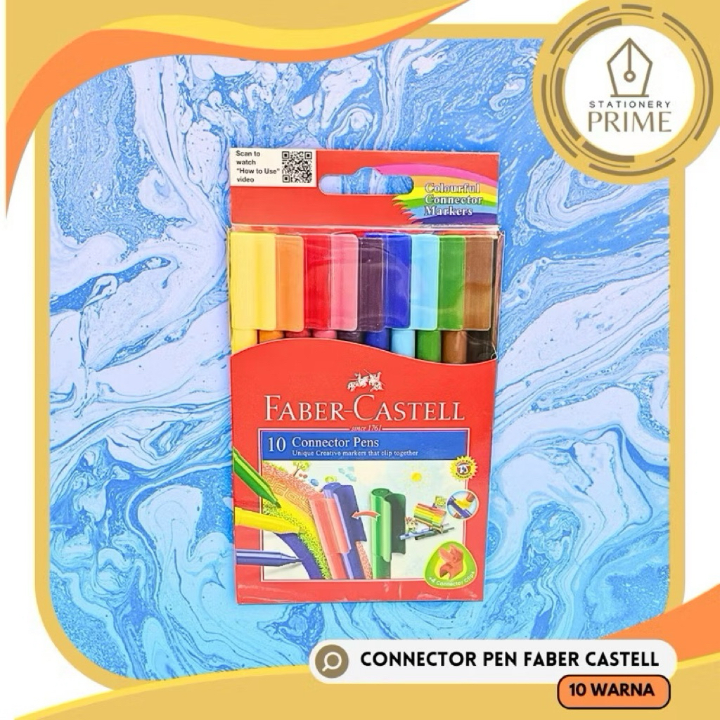 

Spidol Warna Warni Faber-Castell isi 12-20 psc
