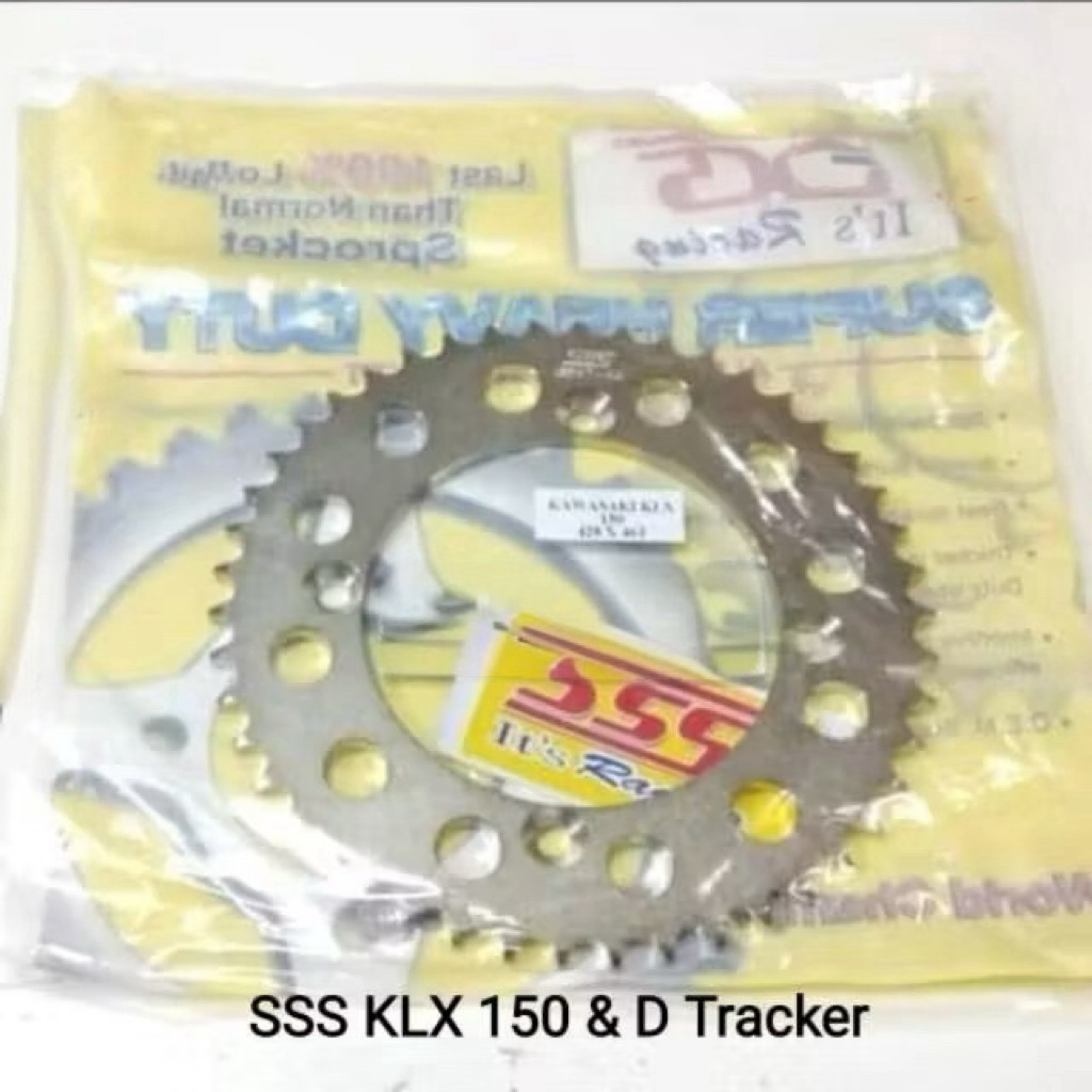 GEAR BELAKANG SSS 428 MOTOR KLX 150 D’TRACKER UK 41-56