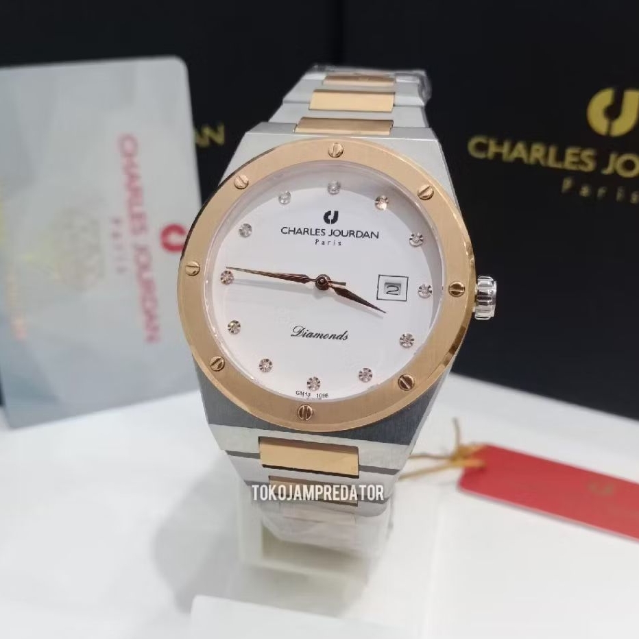 JAM TANGAN PRIA CHARLES JOURDAN CJ1096-1617D ORIGINAL
