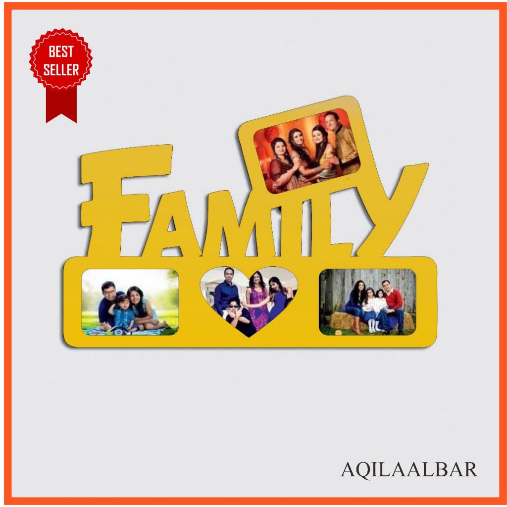 PIGURA FOTO / HIASAN DINDING FOTO FAMILY FANCY