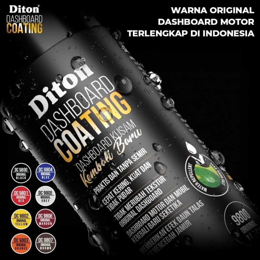 Penghitam Dashboard DITON Premium / DITON Dashboard Coating Black