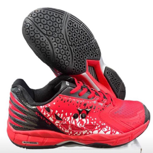 Sepatu Badminton Yonex Avatar Red Black