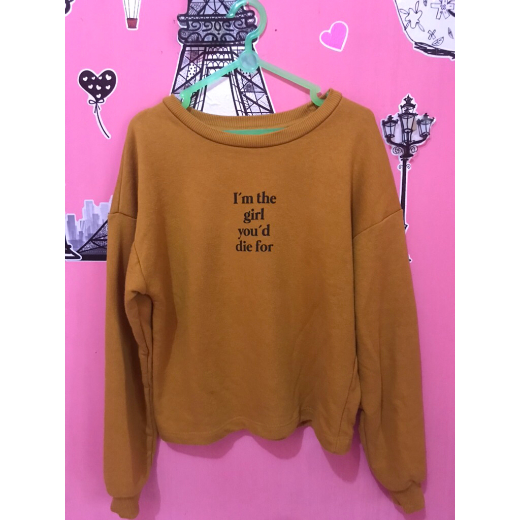 preloved crewneck pull&bear original