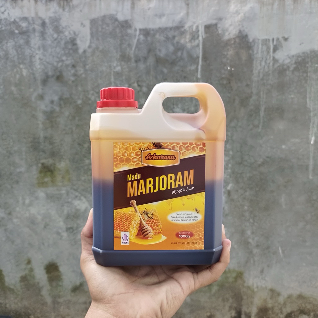

Madun Marjoram Asli 1000g - Honey Mesir Original - Madu Asli 100% Kental Tanpa Campuran - Herbal